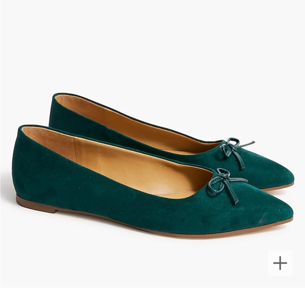 J Crew Point Toe Flats